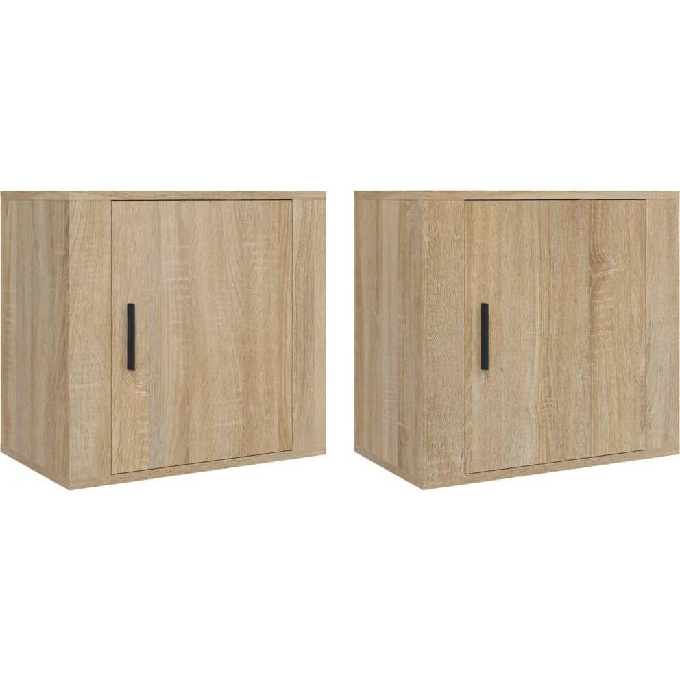 Vidaxl Braun Nachttisch, Wand-Nachttisch (30 X 30 X 47 Cm)