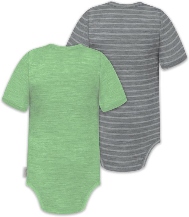 Produktbild Normani 2er Set Baby Merino Kurzarmbody „Tihoi" - 9317 (86)