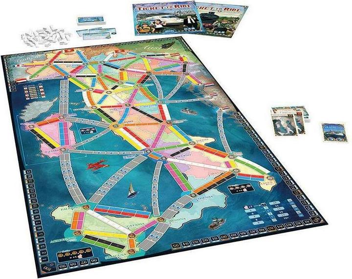 Actual product image Days of Wonder Train by train (Dutch, English, Finnish, French, German, Italian, Japanese, Multilingual, Norwegian, Polish, Swedish, 2 - 5 Players)