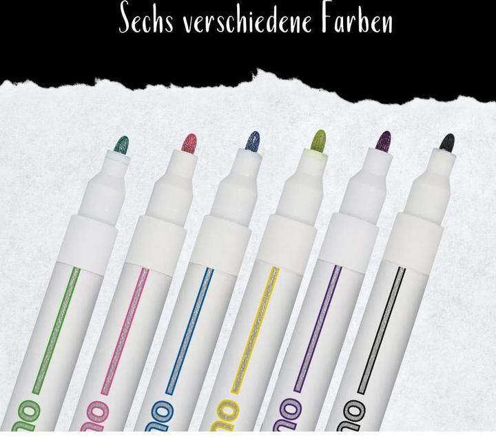 Actual product image Online Fibre pen case Outline Pen (6x)