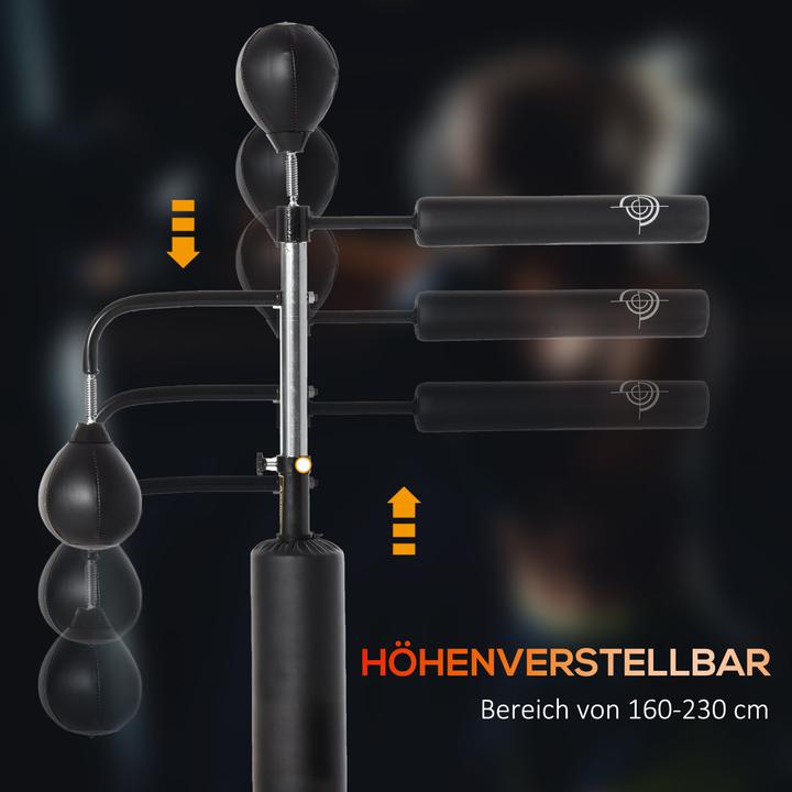 Actual product image Homcom 3-in-1 boxing stand with 2 speed balls (88 cm, 11.50 kg)