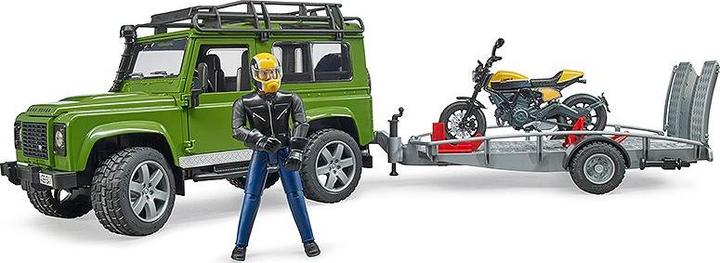 Image du produit Bruder Land Rover Defender avec remorque