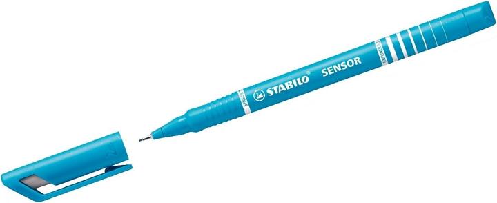 Produktbild STABILO SENSOR F Finliner mit gefederter Spitzer (Türkis, 1 x)