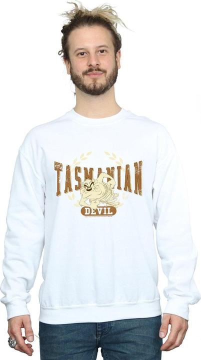 Immagine prodotto Looney Tunes Tasmanian Devil Varsity Felpa Uomo (M)