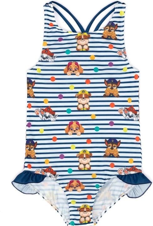 Immagine prodotto Paw Patrol Ragazze Costume da bagno intero a righe (104)