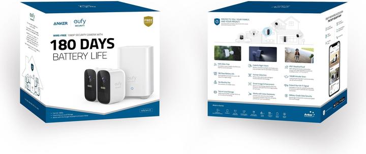 Image du produit eufy Kit EufyCam 2C 2+1 (1920 x 1080 Pixels)