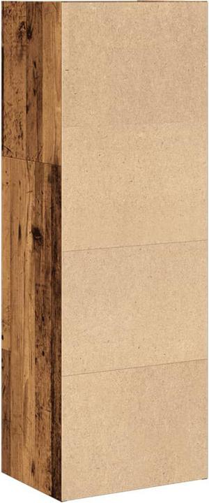 Actual product image vidaXL Bücherregal Regal Standregal Büroregal Aufbewahrungsregal Altholz-Optik (40 x 30 x 114 cm)