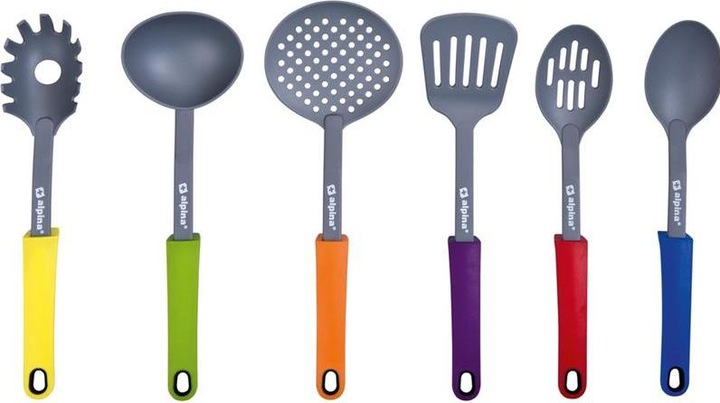Actual product image Alpina Garden Kitchen tools with holder (7 pieces)