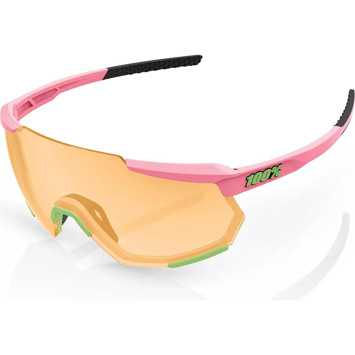 100%, Sportbrille, Racetrap - Smoke Lense - Matte Washed Out Neon (Smoke Lense - Matte Washed Out Neon, Smoke Lense - Ma...