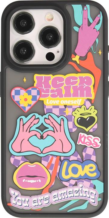 Immagine prodotto PhoneLook Coque Gel blur stickers Keep Calm trasparente (Apple iPhone 15 Pro Max)