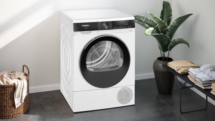 Immagine prodotto Siemens iQ500, Asciugatrice a pompa di calore, 9 kg, Bianco, WQ33G2D41 (9 kg, A destra)