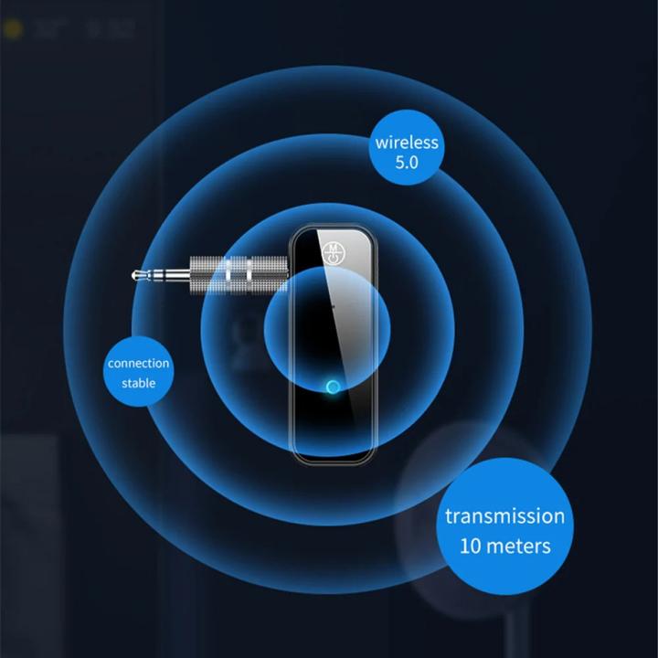 Produktbild Yesido - Audio Adapter Bluetooth (YAU25) - Aux Jack 3.5mm - Black