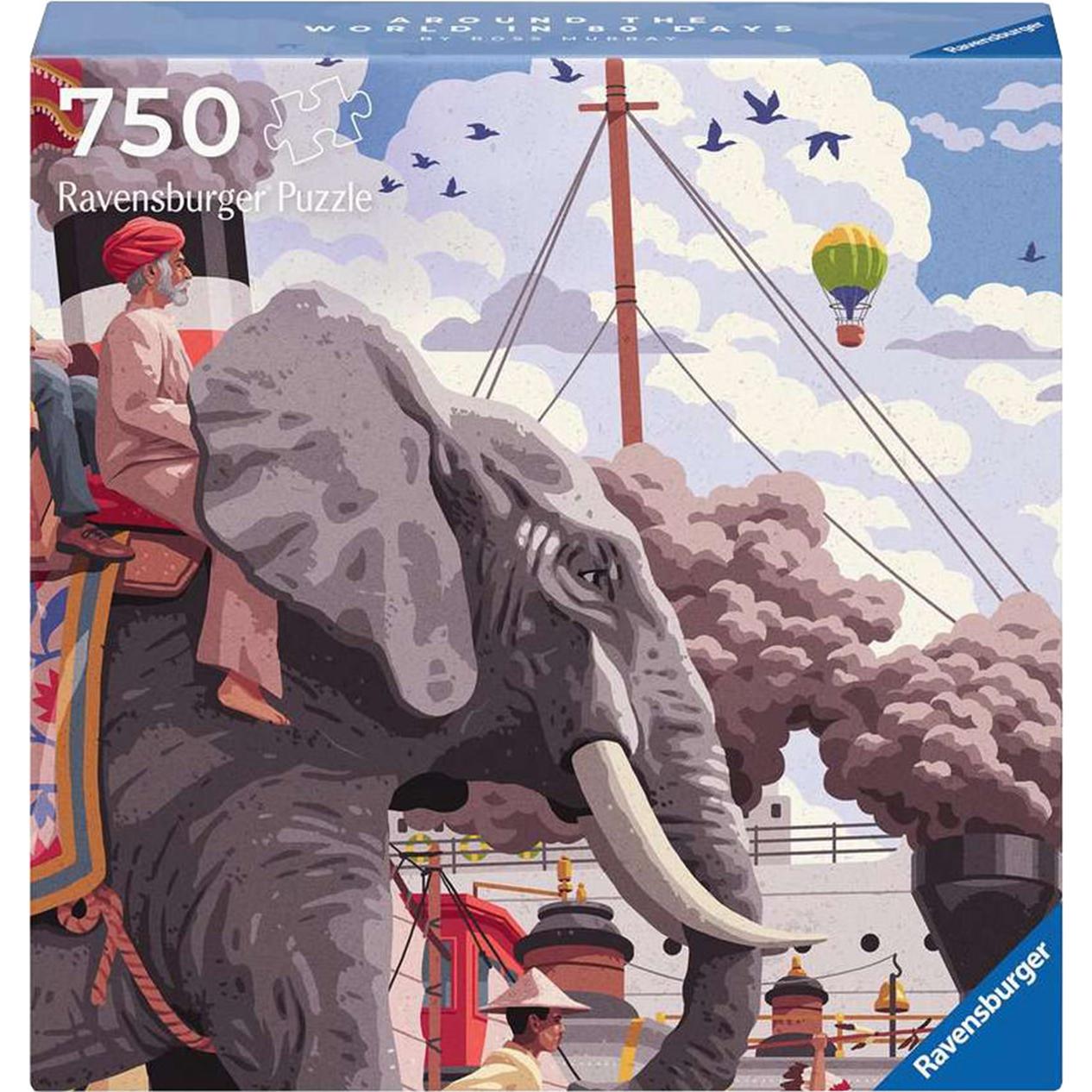 Thumbnail - Ravensburger Puzzle 12001201 - Around the world in 80 days - Art&soul- 750 Teile Puzzle für (750 Teile)