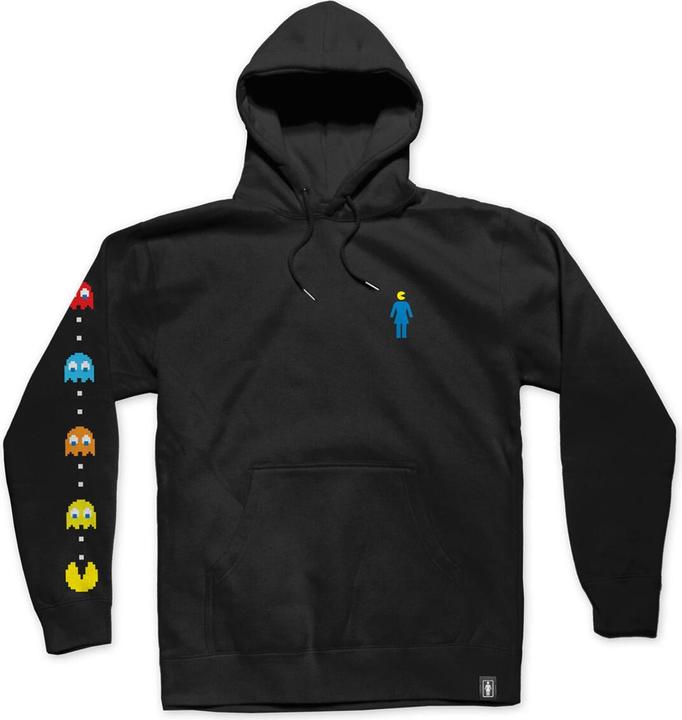 Produktbild Girl Pac Man Ghost Sleeve Embroidered Hoodie (XL)