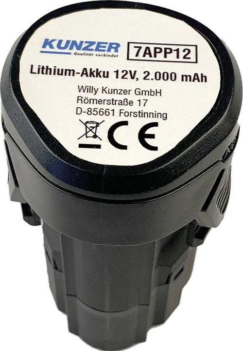 Kunzer Tool battery lithium 12 V 2 Ah (12 V)