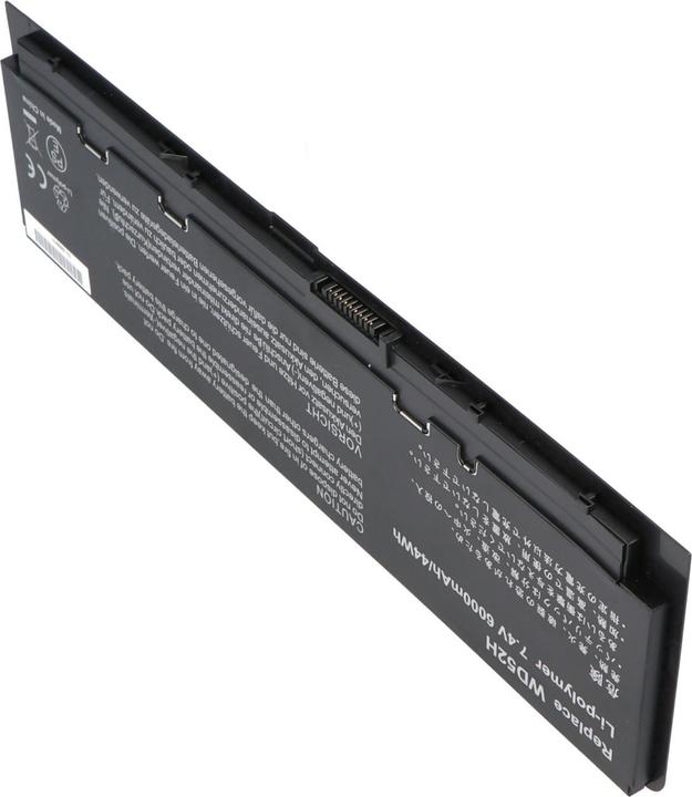 Actual product image Dell Latitude E7240 Battery 0W57CV, 451-BBFW, 451-BBFX, GVD76, HJ8KP, J31N7, KWFFN, NCVF0, VFV59, W5... (5000 mAh)