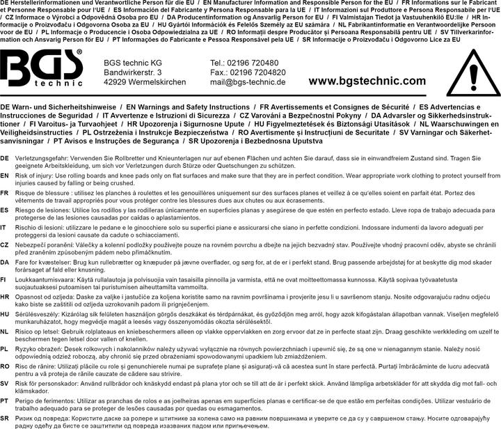 Productafbeelding BGS Werkplaatsstoel op wielen | met 3 laden (1x)