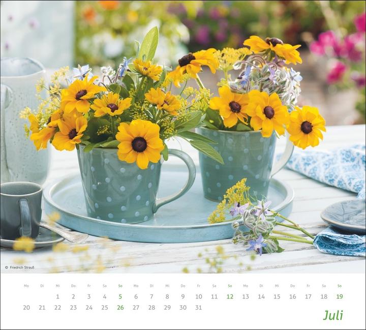 Produktbild times&more Blumen Bildkalender 2026 (30 x 27 cm)
