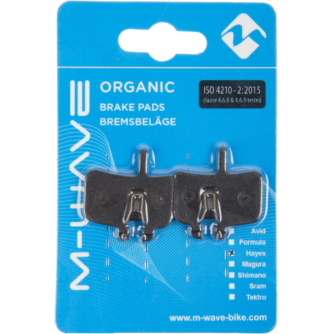 Thumbnail - M-Wave, Bremsbeläge, (Hayes, Organisch (Resin))