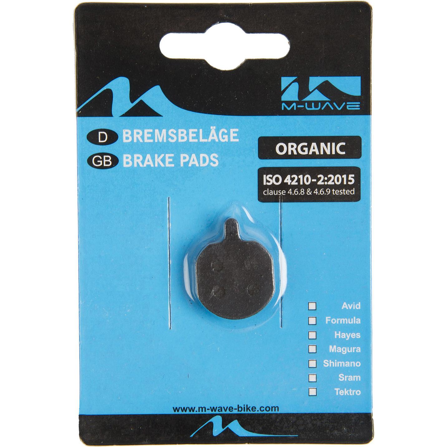 Thumbnail - M-Wave, Bremsbeläge, (Hayes, Organisch (Resin))