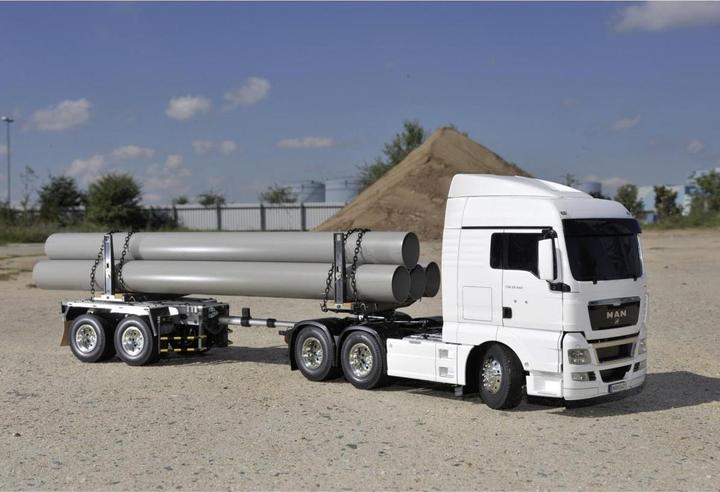 Actual product image Tamiya 1:14 RC Stake Telescopic Semi Trailer BS (Kit)