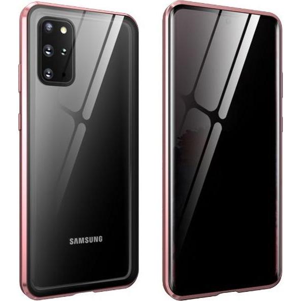 MU Classic 360 Grad Hülle mit Magnet-Technologie Privacy Edition (Samsung Galaxy S20+), Smartphone Hülle, Gold