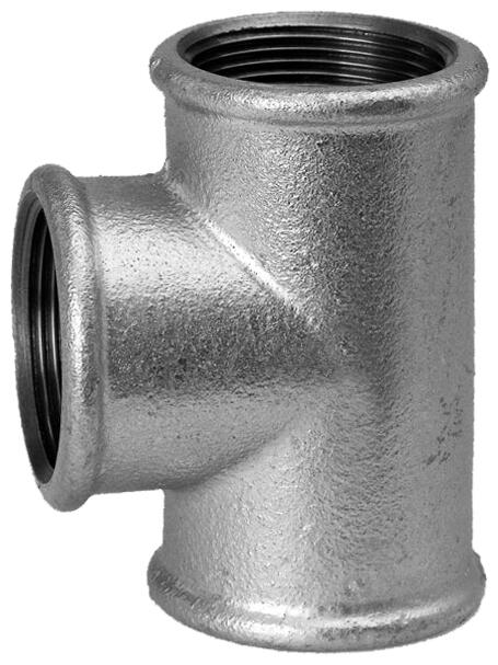 Produktbild Hermann schmidt HS T-Stück 130 DN 15, 1/2, egal, IG/IG/IG, verzinkt (T-Verbindung)