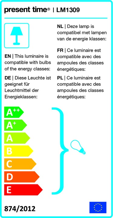 Energie-Label Leitmotiv Hood (E14)