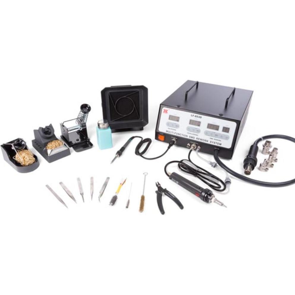 Velleman, Saldatore, Stazione di rilavorazione Smd multifunzione 100 W / 600 W