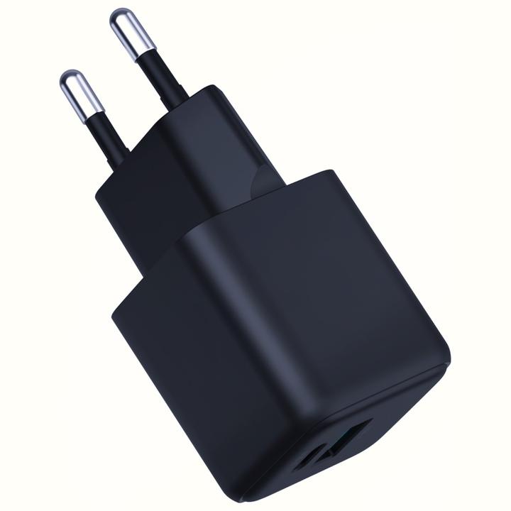 Productafbeelding 3MK Ładowarka sieciowa Hyper GaN Charger 20W 1xUSB-A 1XUSB-C PD QC4+ czarny (20 W)