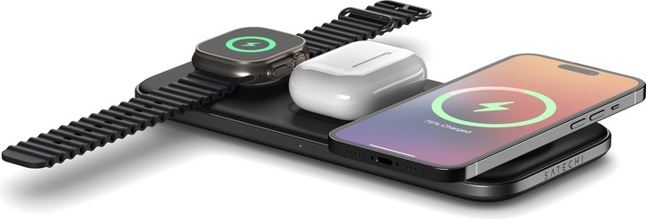 Actual product image Satechi Qi2 Trio (15 W)