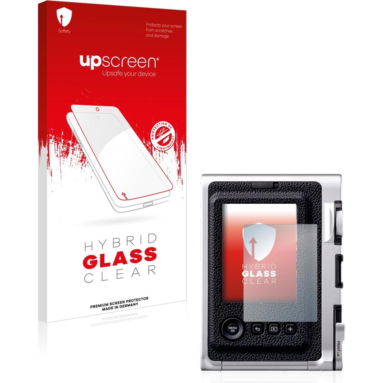 upscreen Scratch Shield Panzerglasfolie (Displayschutz, Instax Mini Evo), Kameraschutz, Transparent
