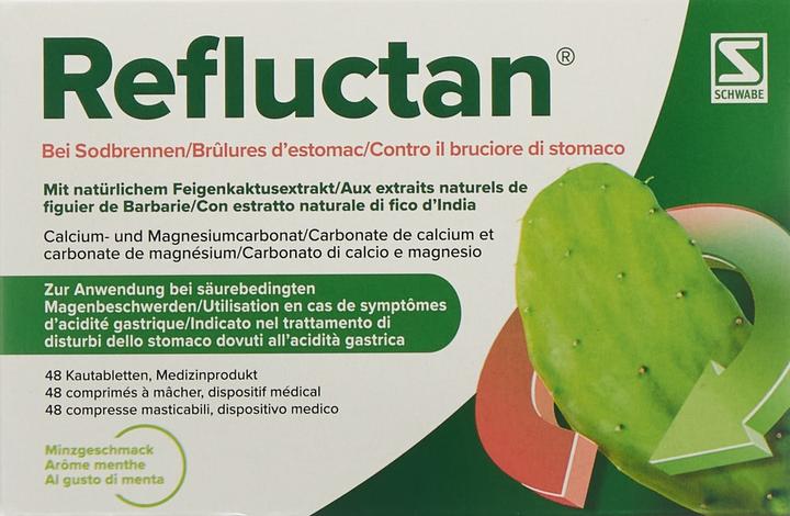 Produktbild Refluctan Kautablette Minze (48 Stück, 284.31 ml, 94 g)