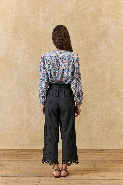 Produktbild Louise Misha Bestickte gerade Hose (38)
