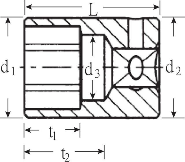 Productafbeelding Stahlwille 12-dopsleutel 1/4"DR x 9mm (9 mm)