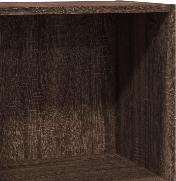 Image du produit vidaXL Bücherregal Regal Standregal Büroregal Aktenregal Braun Eichen-Optik (40 x 24 x 76 cm)