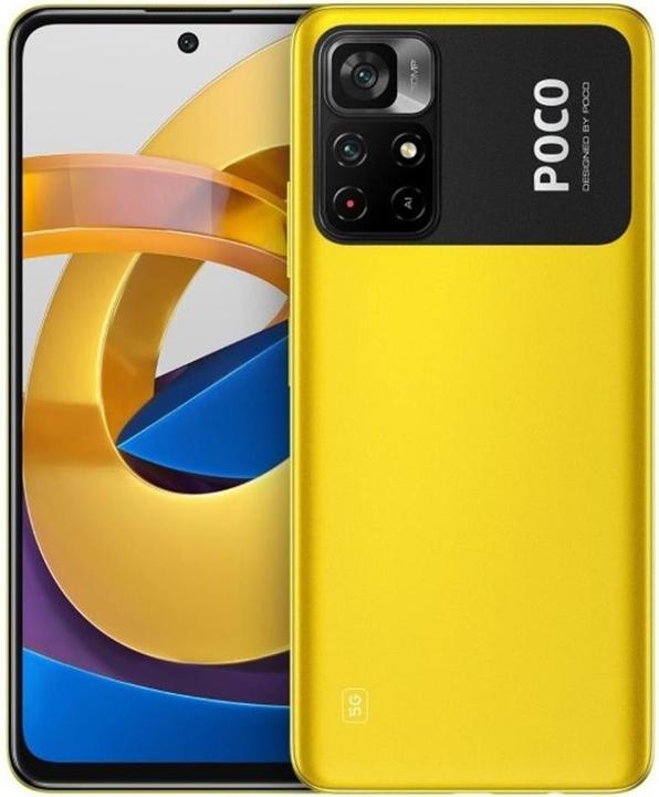 Produktbild Xiaomi Poco M4 Pro 5G (64 GB, Poco Yellow, 6.60", Dual SIM, 5G)