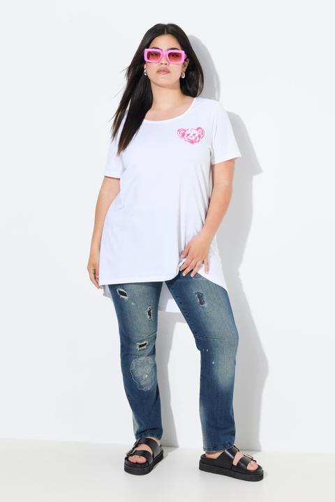 Image du produit Angel of Style T-shirt coupe évasée, grand message dans le dos (50)