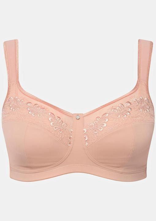 Actual product image Ulla Popken Embroidered Underwire-Free Bra (85 D)