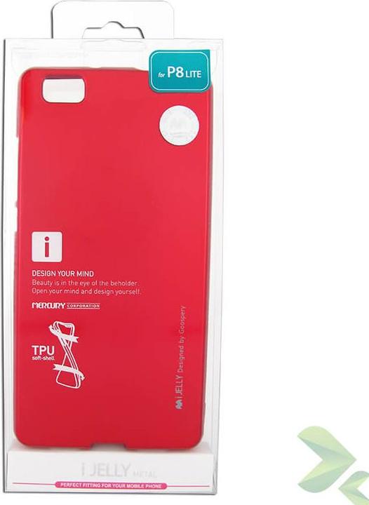 Immagine prodotto I-Jelly - Custodia per Huawei P8 Lite (rosso) (Huawei P8 Lite)