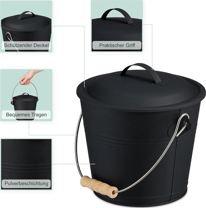 Image du produit Relaxdays Ascheeimer