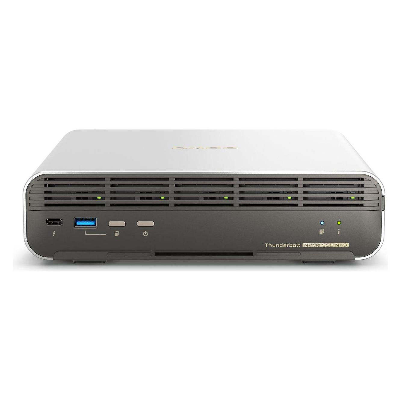 QNAP 5-bay All-Flash NASbook Core i5-1340PE (5 x 16 TB), NAS, Schwarz