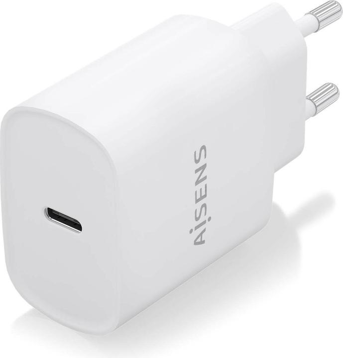 Actual product image Aisens CARGADOR USB-C PD3.0 1 PUERTO 1XUSB-C 20W BLANCO (20 W, 1 portion)