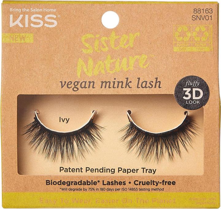 Actual product image KISS Sister Nature Vegan Mink Lashes Ivy (Artificial eyelashes)