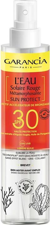 Actual product image Garancia Solaire Eau Rouge Accélér (Suntan cream, SPF 30, 150 ml)