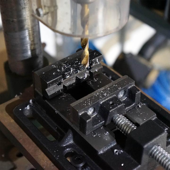 Immagine prodotto Wiltec Trapano a colonna con morsa da banco per la lavorazione del legno 75mm (75 mm)