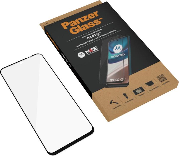 Actual product image PanzerGlass Ultra-Wide Fit (1 Piece, Motorola Moto G42)