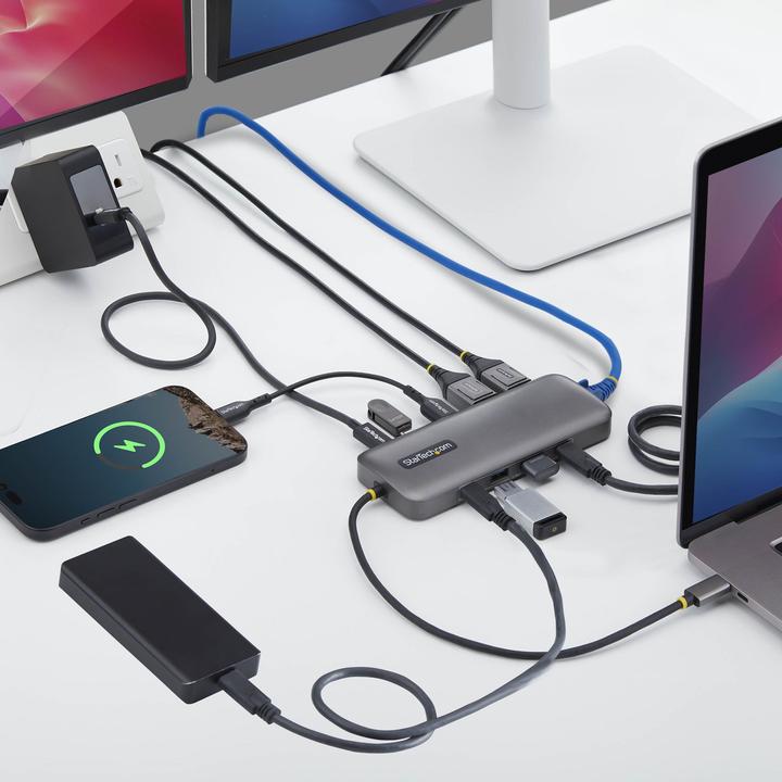Produktbild StarTech 189b-Usbc-Multiport USB-C To Dual-Dp Multiport Hub Nms (USB-C)