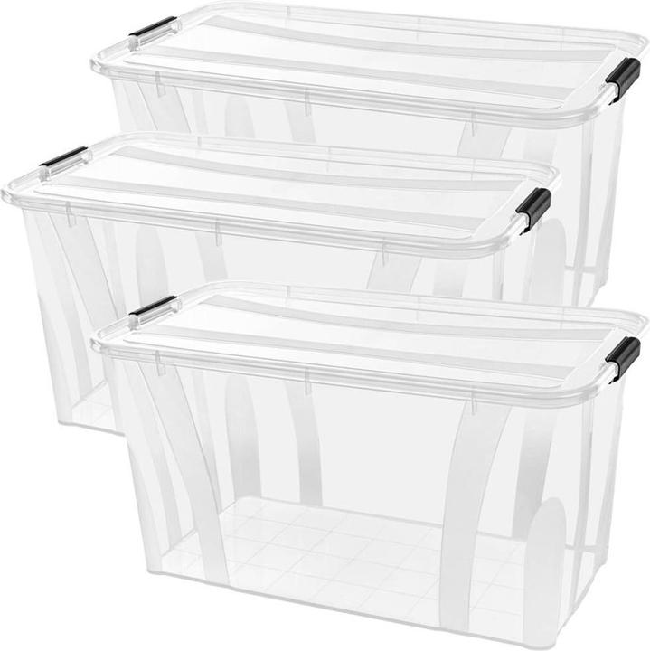 Immagine prodotto Siena Home Set di 3 contenitori da 32 l (39.50 cm, 32 l, 3x)