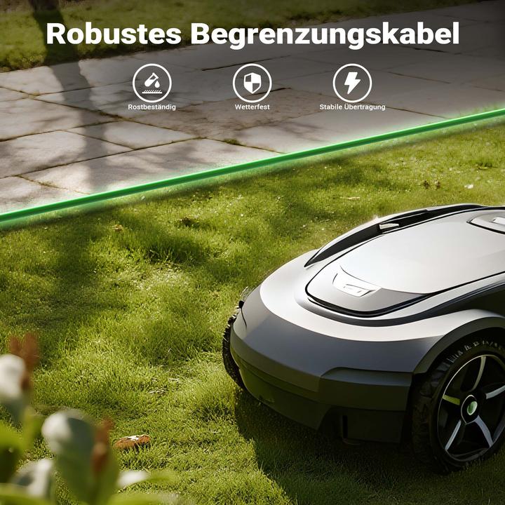 Produktbild Wiltec 250m Begrenzungskabel Mähroboter Rasenmäher Kupferdraht verzinnt Gras (Mähroboter, Mähroboter Installation)